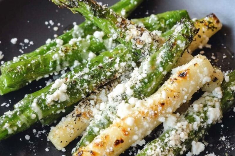 Asperges Vertes Grillées à l'Huile d'Olive, Citron et Parmesan