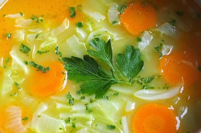 Soupe mange graisse au chou